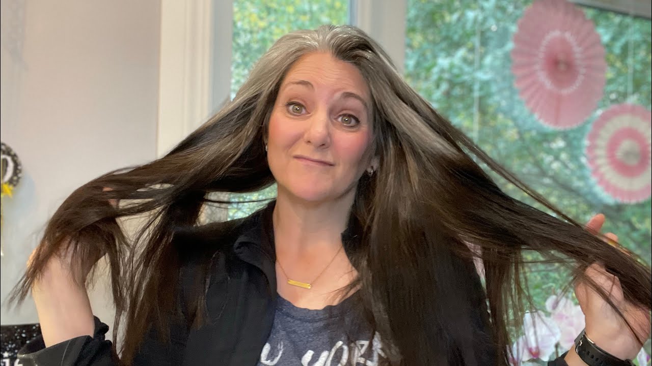 THE BIG CHOP - GREY HAIR UPDATE (#5) NEW HAIR CUT REVEAL!