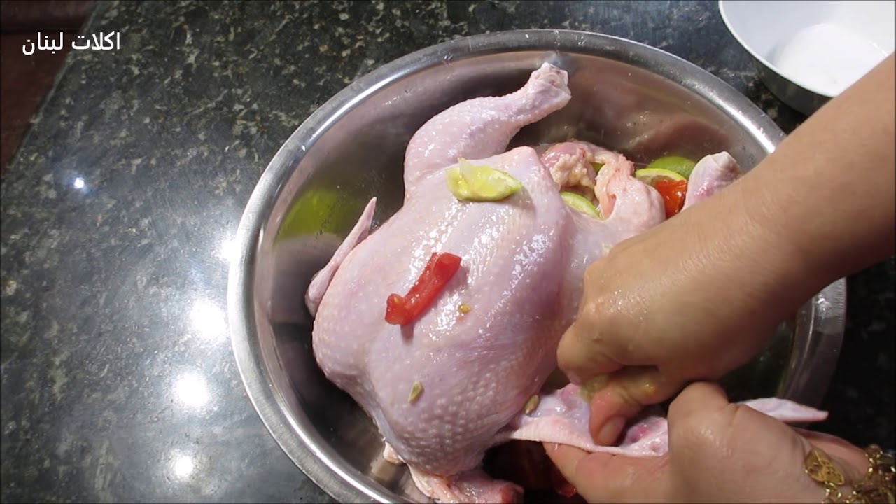 طريقتي للتخلص من زفر وزنخه الدجاج  تعقيم الدجاج وتنظيفهchicken free of exhalation