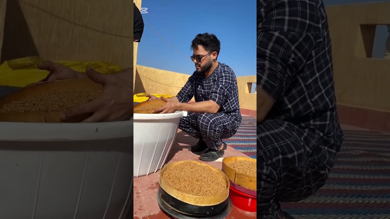 جديد شاف توفيق طريقة تحضير دقيق الفرينة من صفر مع طريقة تحضير #طاجين#الدجاج_البلدي