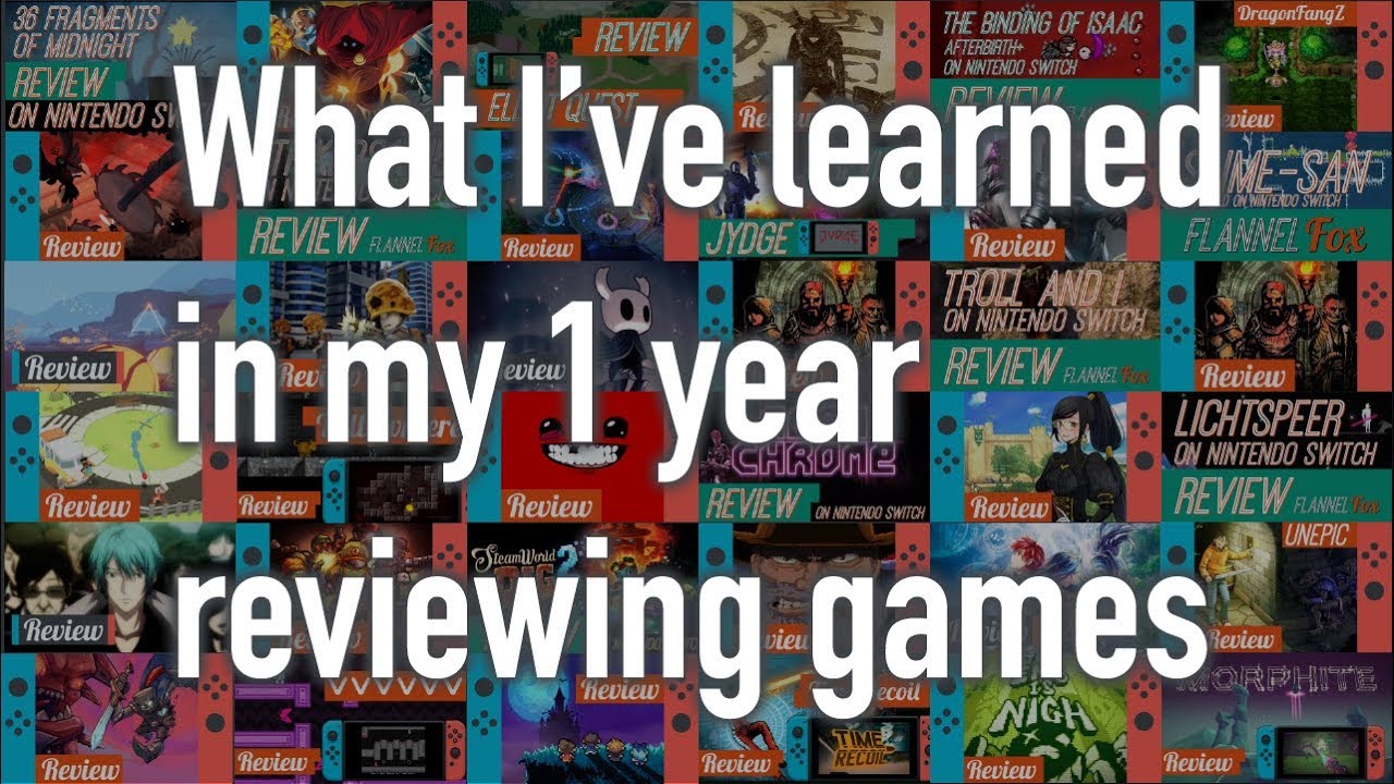 What I&rsquo;ve Learned in my 1 year of reviewing video games - Vlog Episode 03