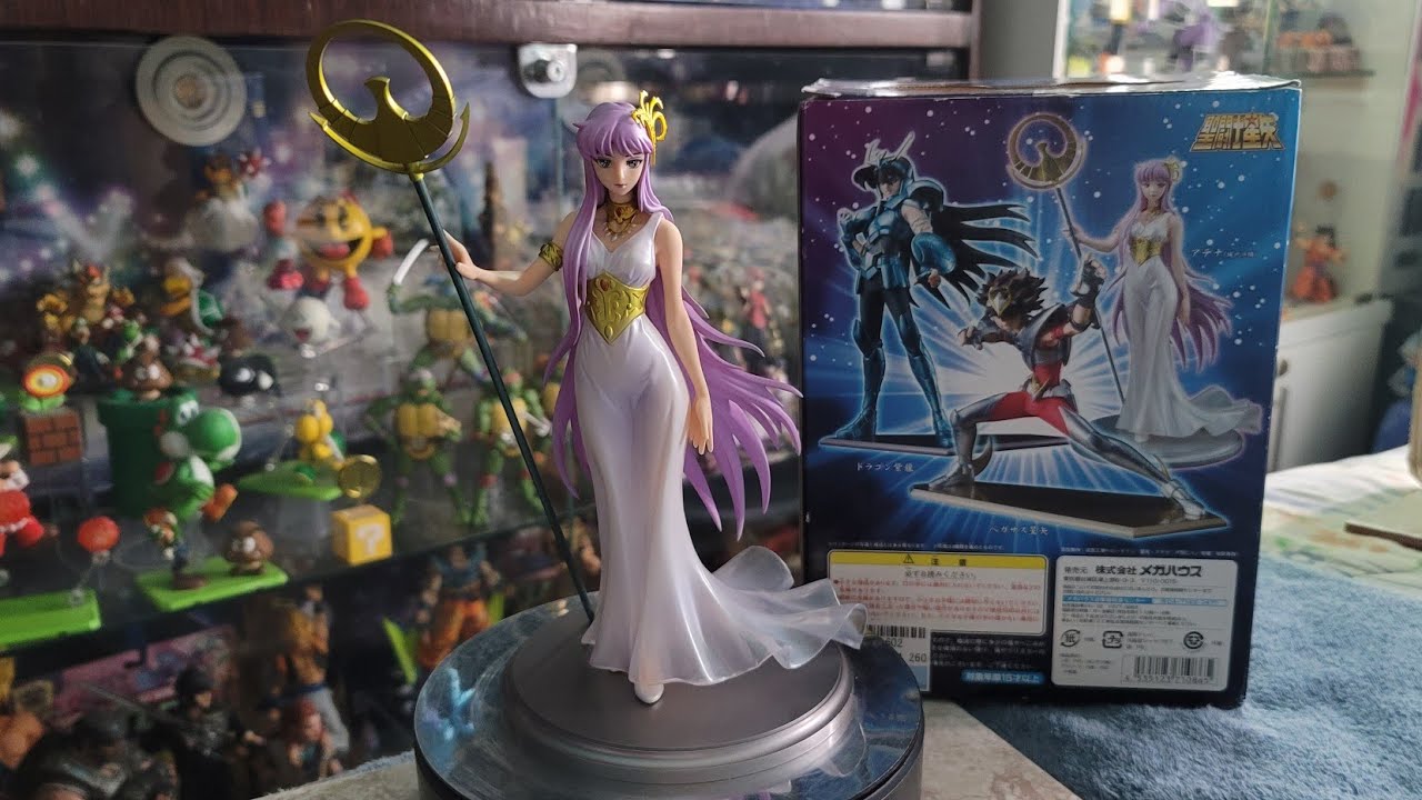 MegaHouse Saint Seiya Athena（Saori Kido) Отличная фигурка 2007 года - Распаковка