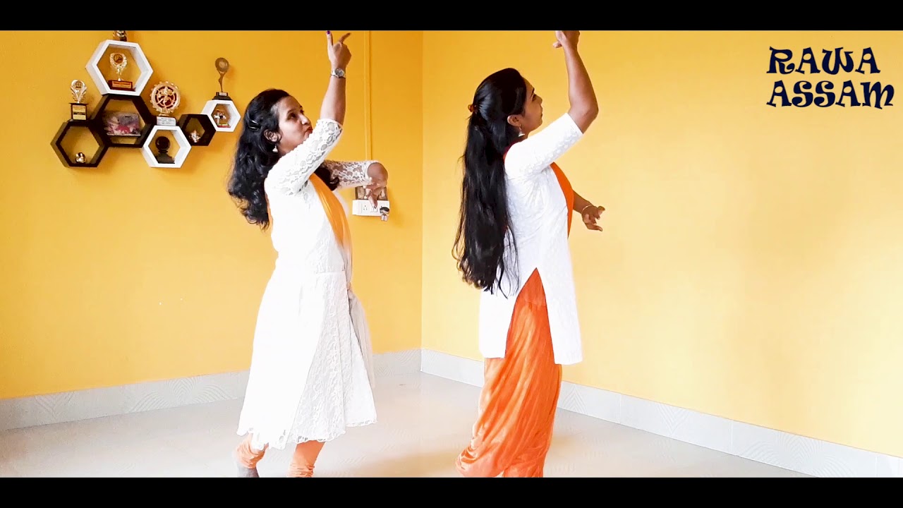 Prabhat Samgiita Dance Tutorial by Sushmita and Ranjita #Song no.04 (Sokol moner viina)