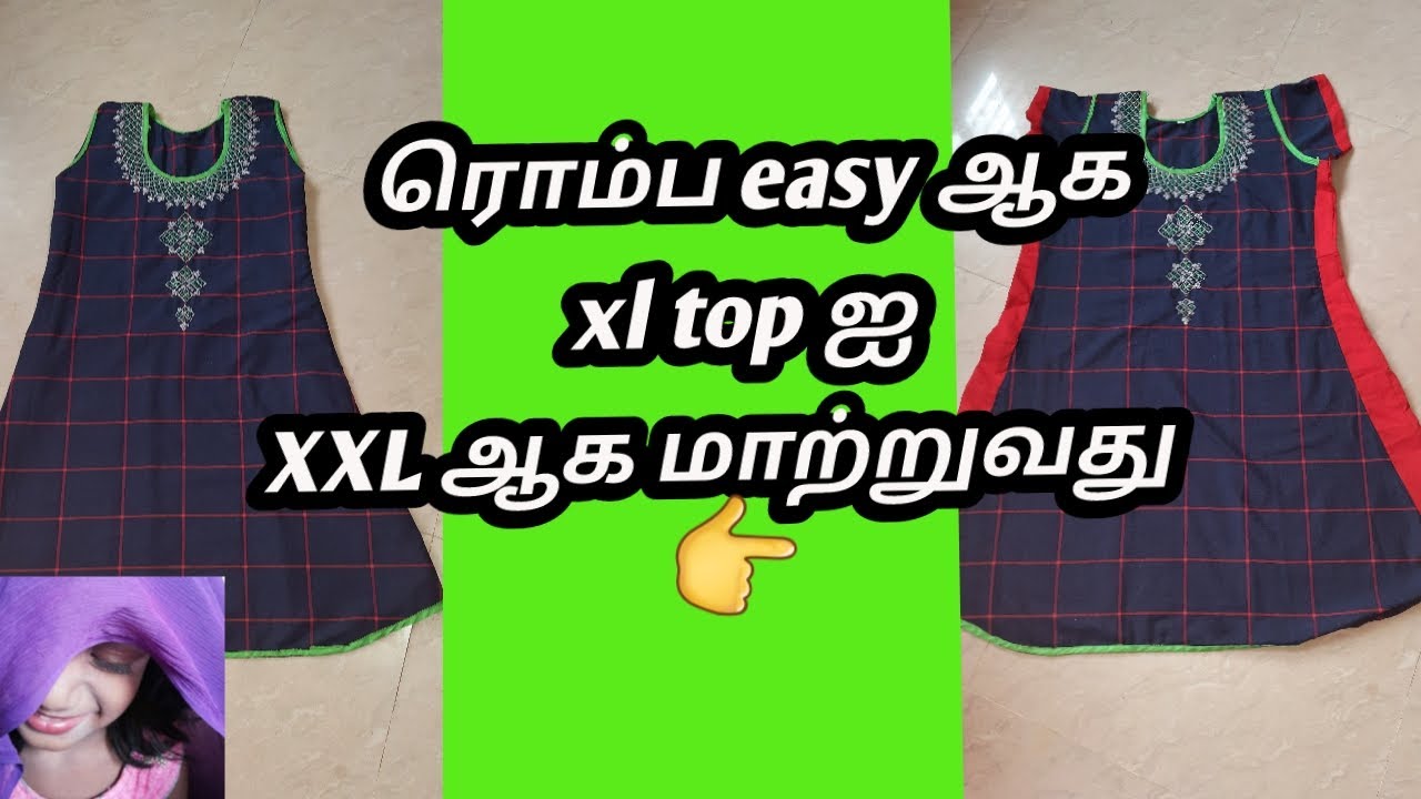 xl top convert to xxl top
