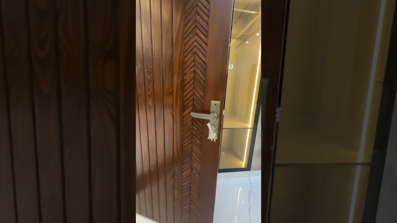 Imported Wooden Solid Door Design in 12.5 Luxury corner house bahria town Lahore