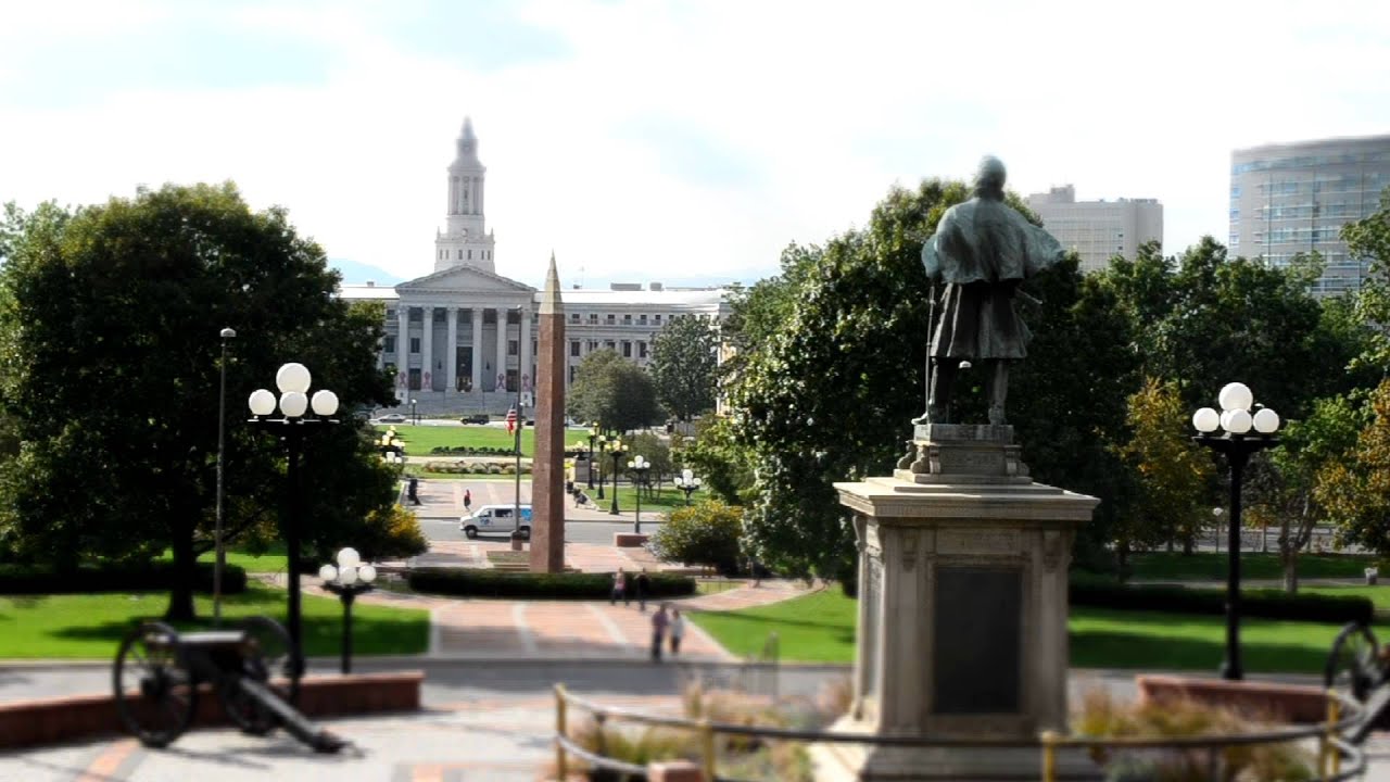 Civic Center Park from the capitol - Denver, CO