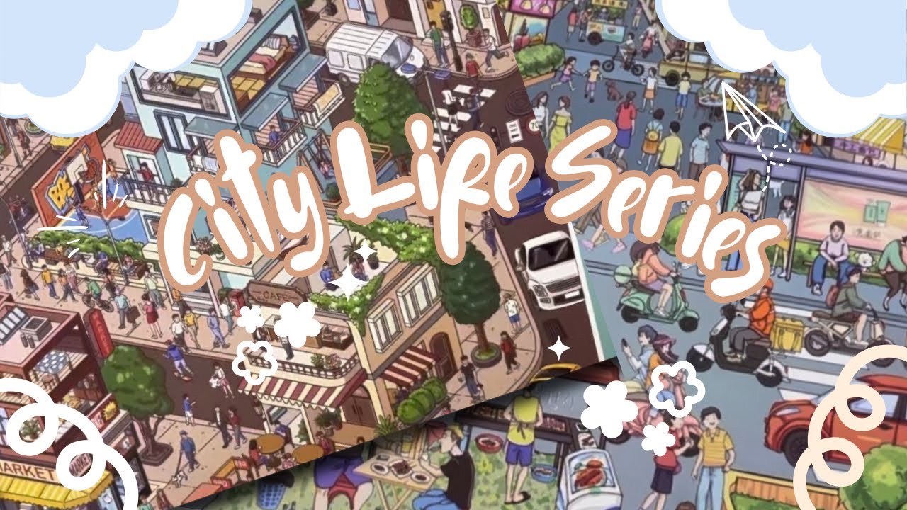 Relax with me | DIY City Life Sticker Scene Collection