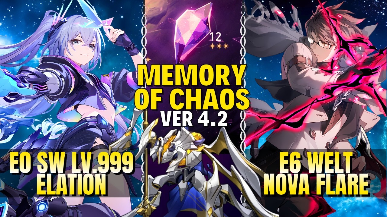 [0 Cycle] E6S1 Welt Nova Flare Hyper x E0S1 Silver Wolf LV.999 Elation | MoC 4.2 | Floor 12 | H:SR