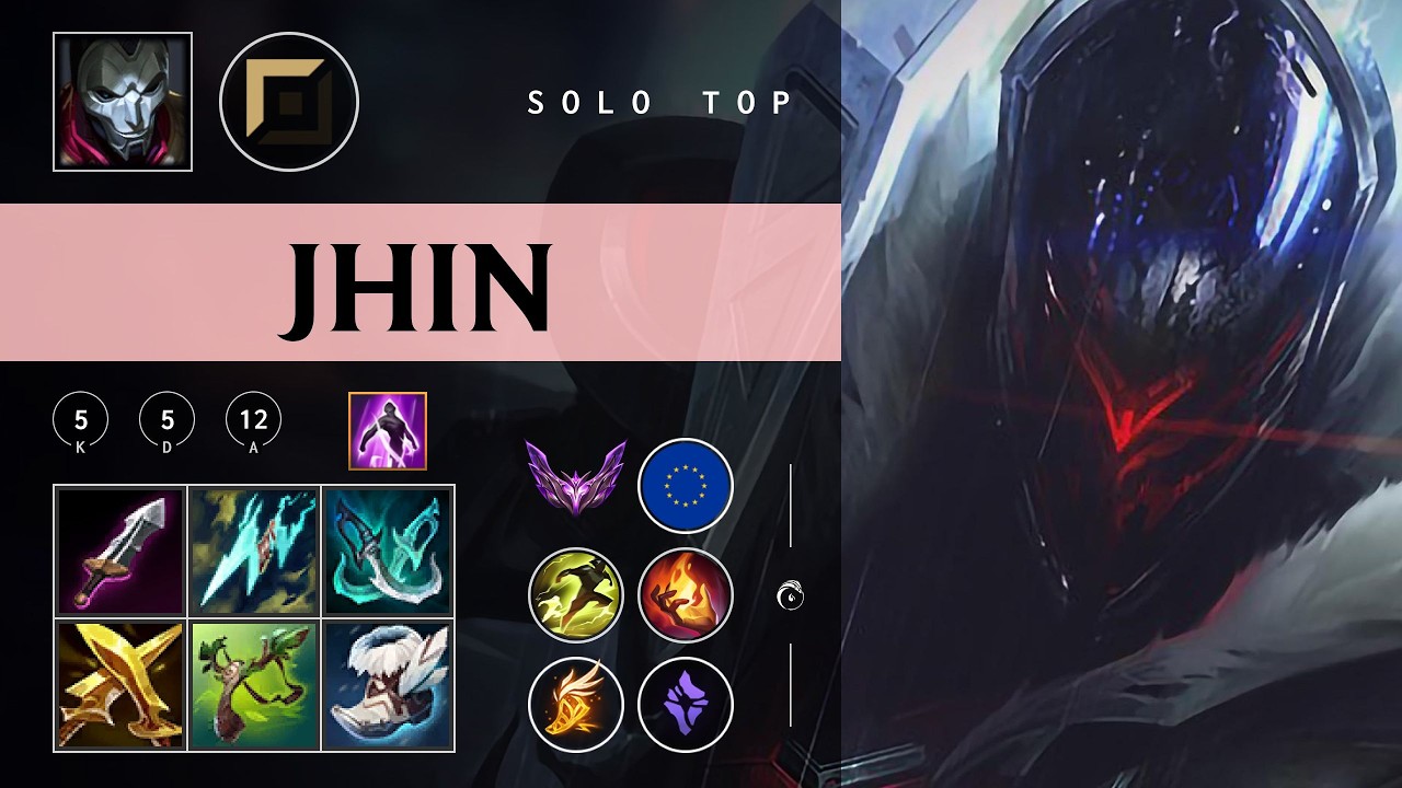 Jhin Top vs Aatrox - EUW Master Patch 26.04