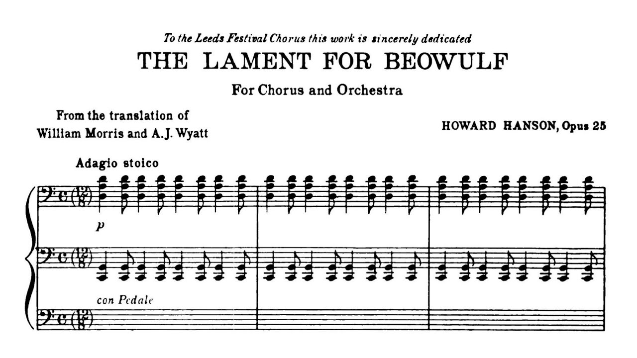 Howard Hanson – The Lament for Beowulf