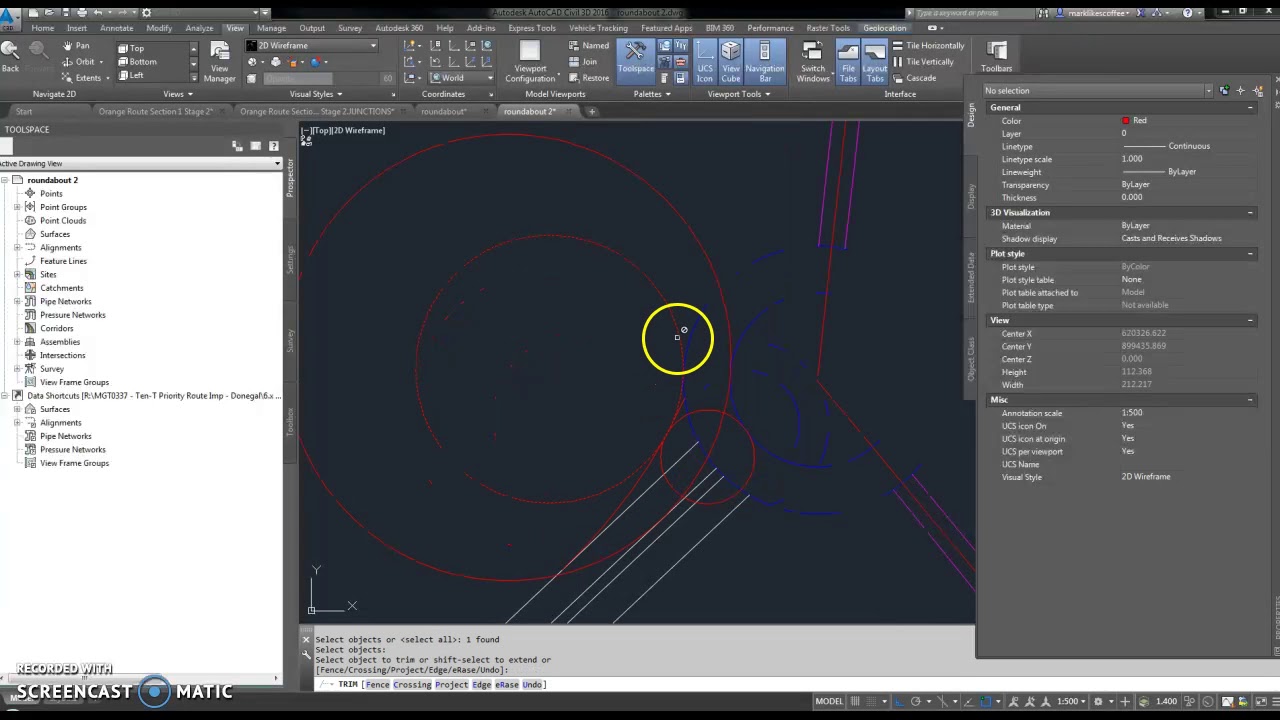 UK/Ireland Roundabout Design 3 lines Entry & Exit Type 2 Dual Cw