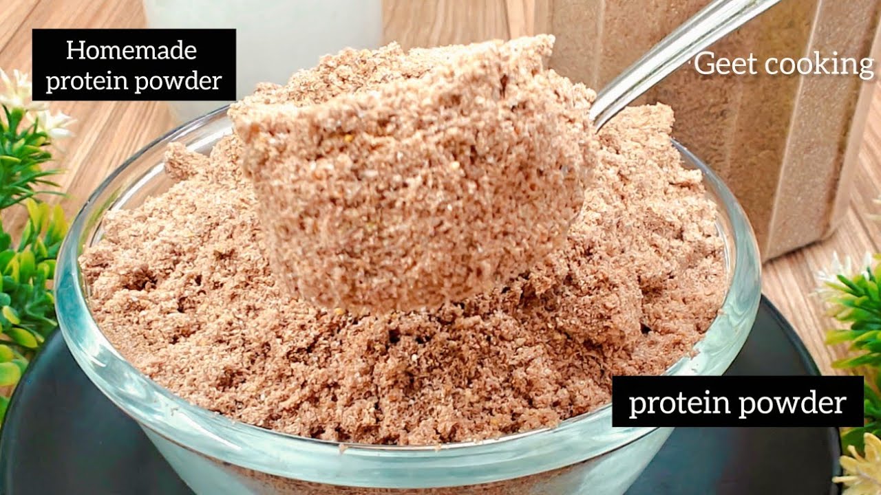 Protein powder recipe |Natural & Healthy Protein powder | घर में प्रोटीन पाउडर बनाएं@geetcooking7880