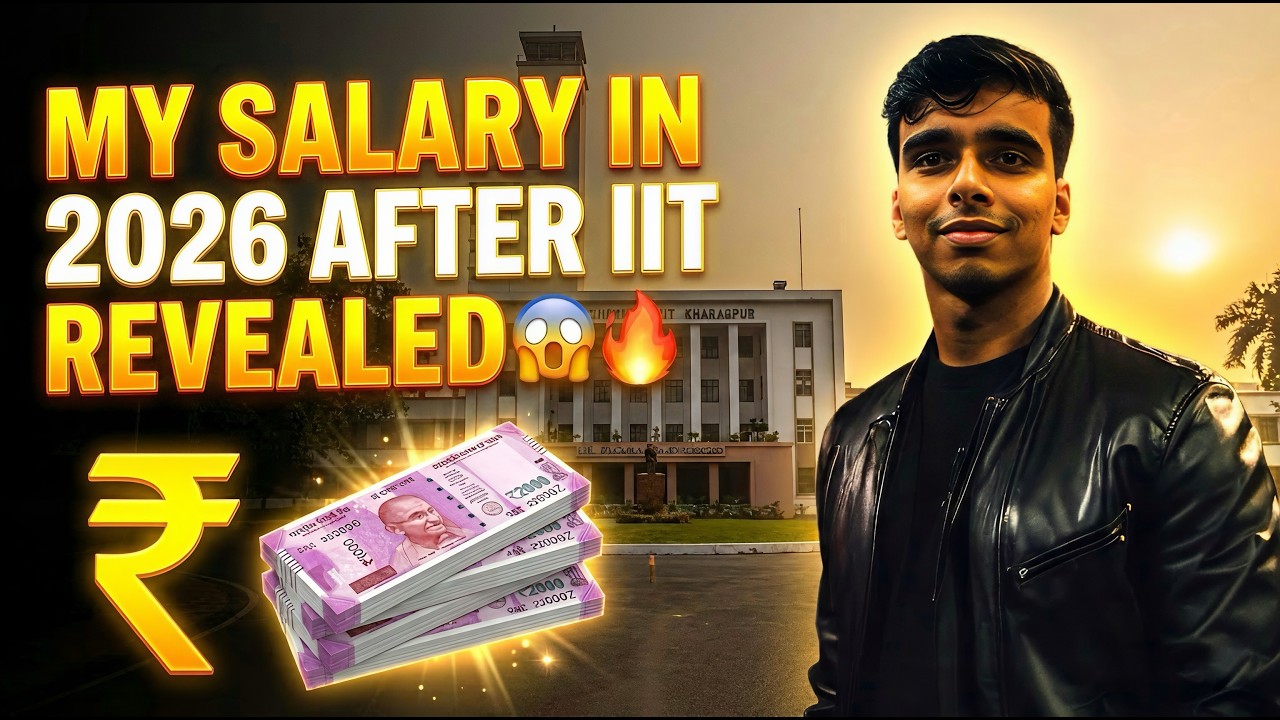 My Salary in 2026 After IIT REVEALED 🔥 IITians Salary Per Month in India