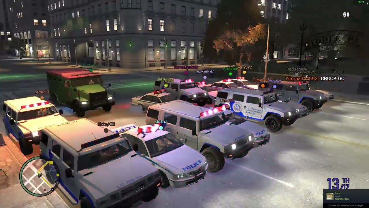 GTA IV - Grand Theft RevIVal Events - 17th May 2022 - Busted x3, Custom DD x2 & Hide'n'Seek x2