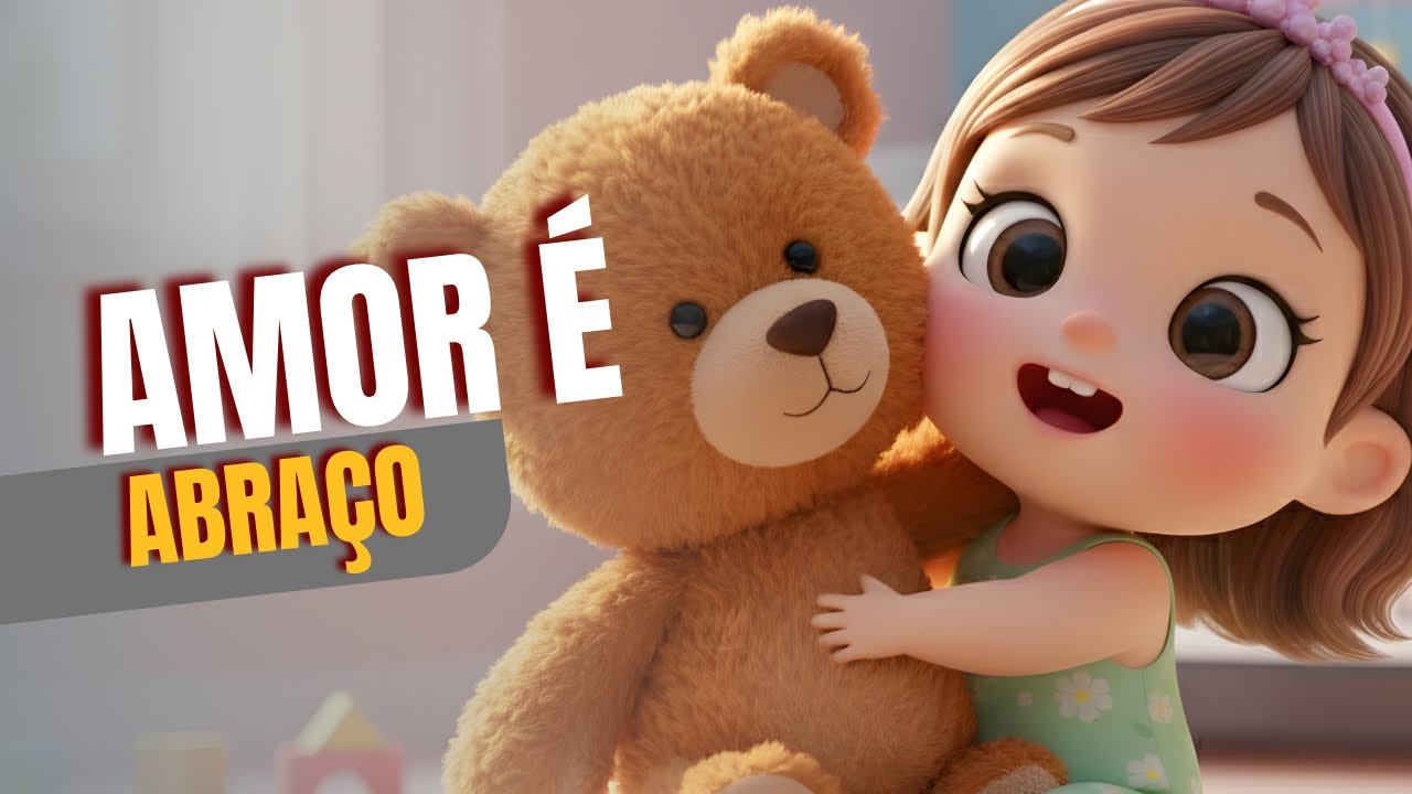 Amor é abraço que faz sorrir - Turma da Olívia