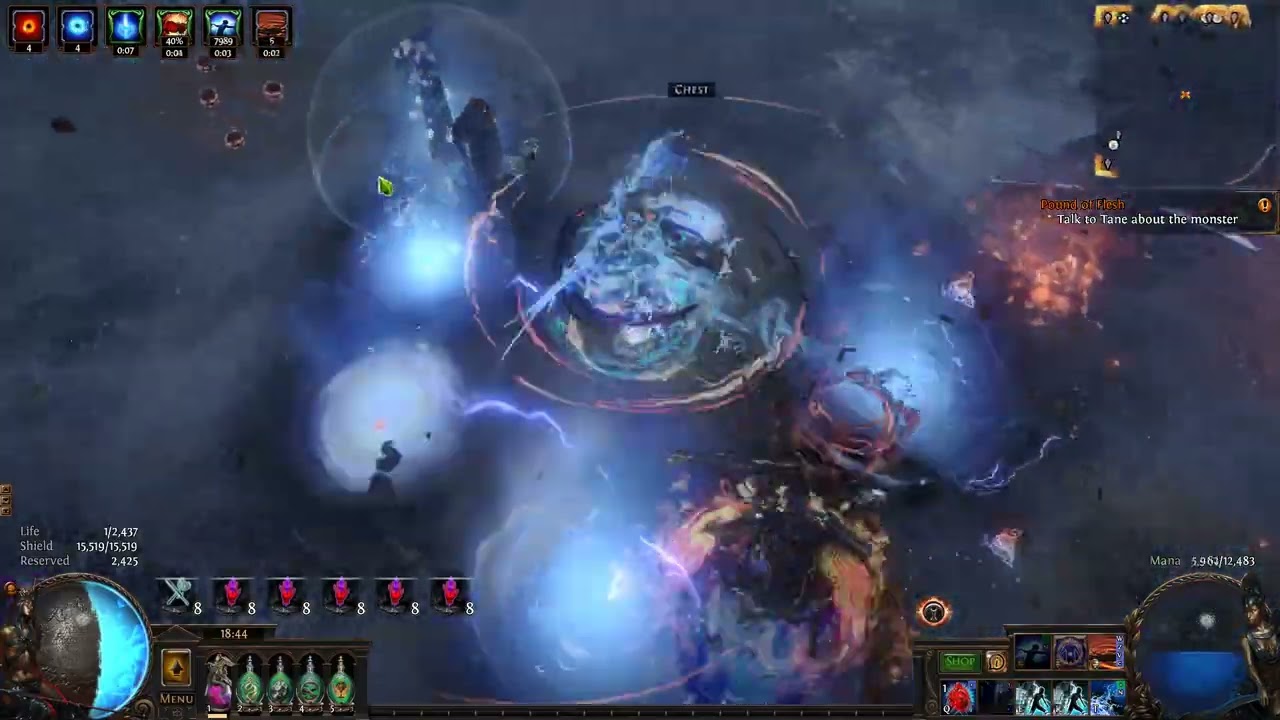8link Auto Trigger Archmage Galvanic Field Feat. CwC Shock Nova 100% Delirium