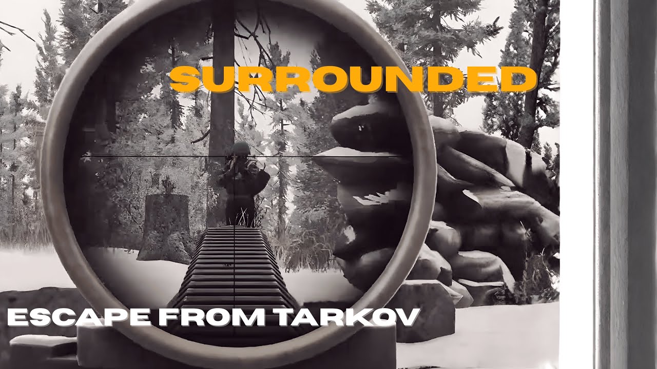 В игре Escape From Tarkov меня окружили!