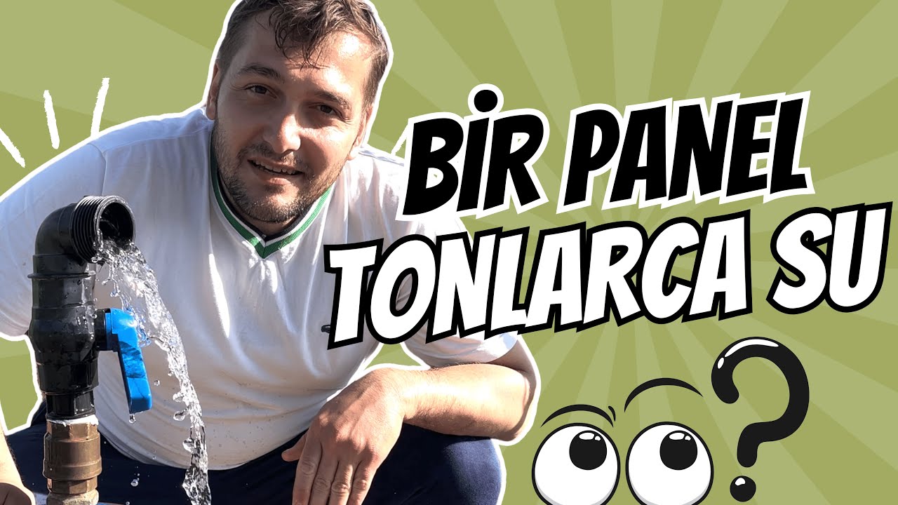 Sadece Güneş Paneliyle Artezyenden Su Çıkardık! 24V DC Dalgıç Pompa