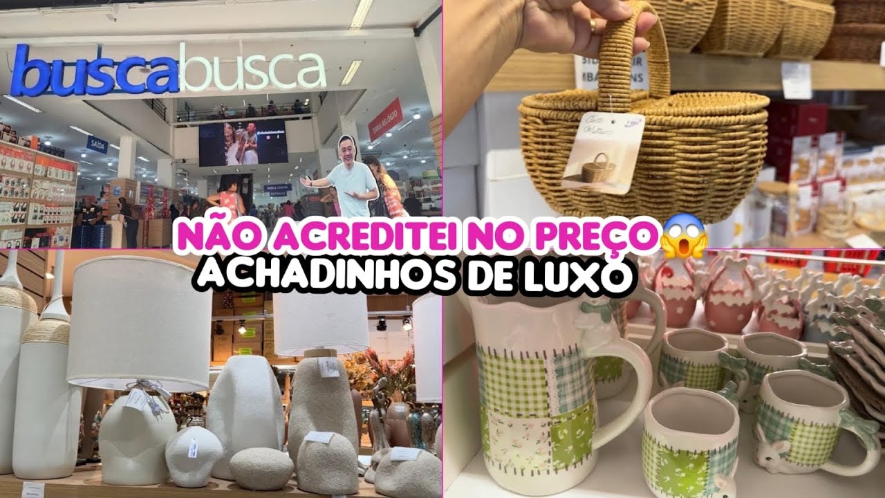 ✅ACHADINHOS NO BRÁS! 😱 TU VAI AMAR ESSAS DECORAÇÕES NO BUSCA BUSCA BRÁS!