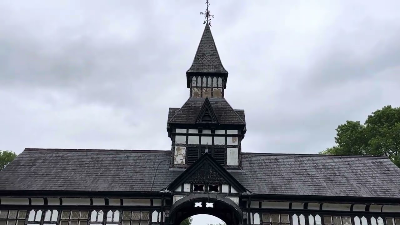 Longton cemetery chapel/ walking/ relaxing/ peaceful/rain/ walking in rain/ mindfulness #reels