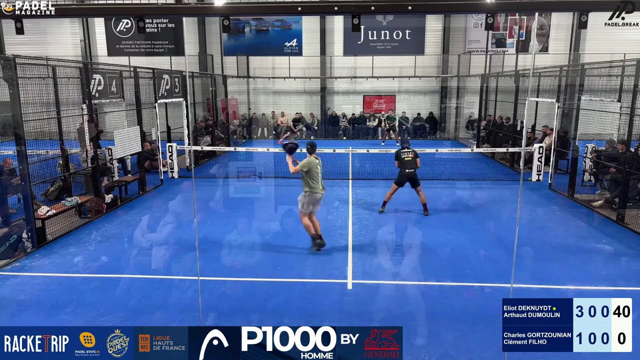 P1000 Padelbreak Bondues - Finale - Gortzounian / Filho vs Deknuydt / Dumoulin