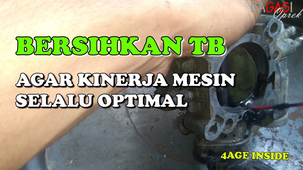 MEMBERSIHKAN THROTLE BODY COROLLA TWINCAM GTI 4AGE 16V REDTOP