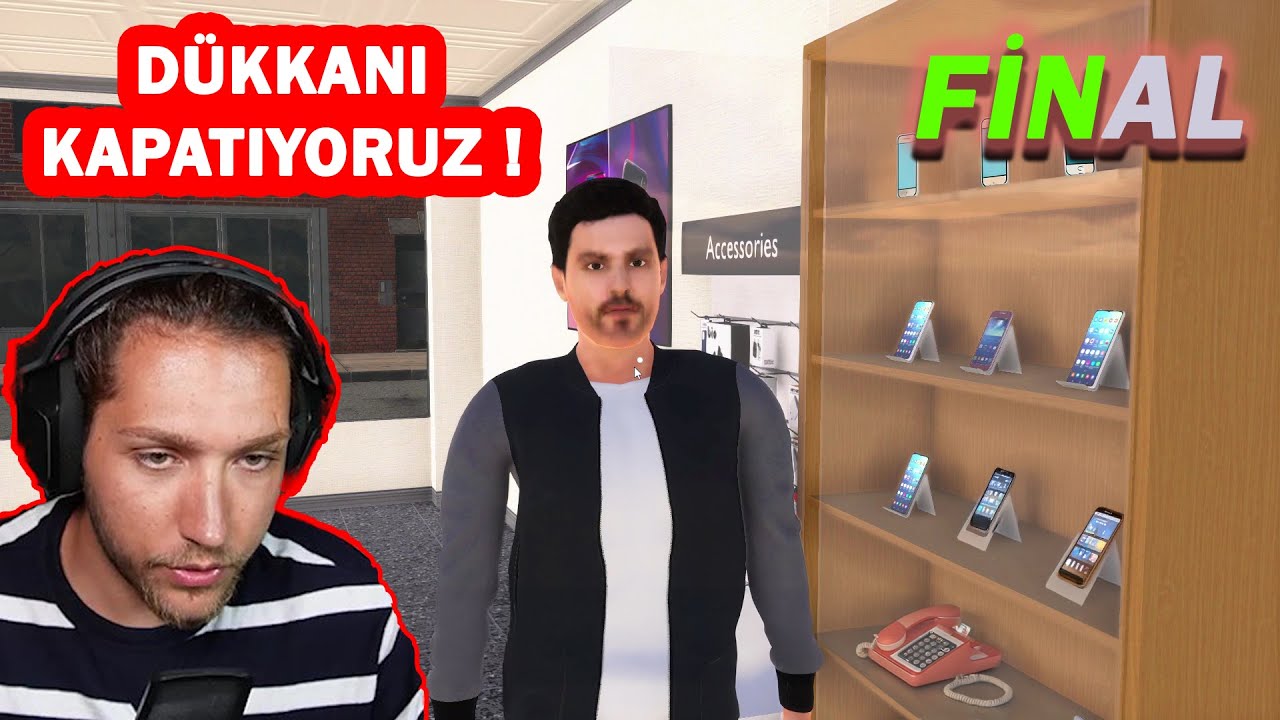 FİNALDE TELEFONCU D&Uuml;KKANINI KAPATIYORUZ ! MOBİL STORE SIMULATOR (3. B&Ouml;L&Uuml;M)