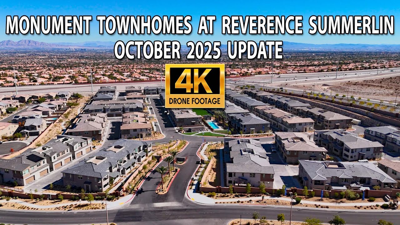 Monument Townhomes at Revernce Summerlin October 2025 Update