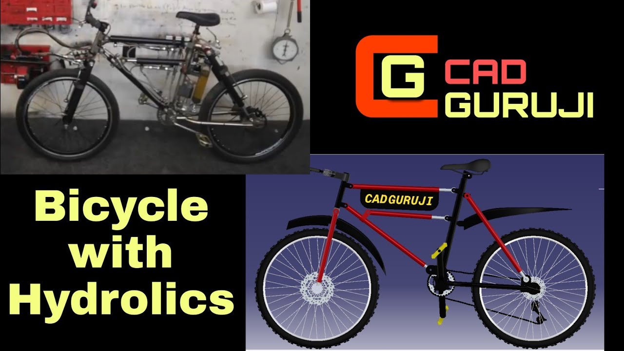 Colinfurze's Shape Shifter Bicycle CAD Model | Mechanical Engineering Project | #cadguruji
