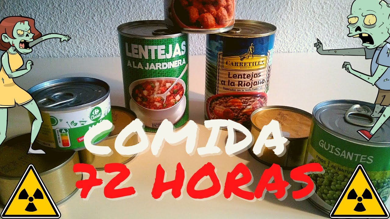 COMIDA de EMERGENCIA 72 Horas (Casero)