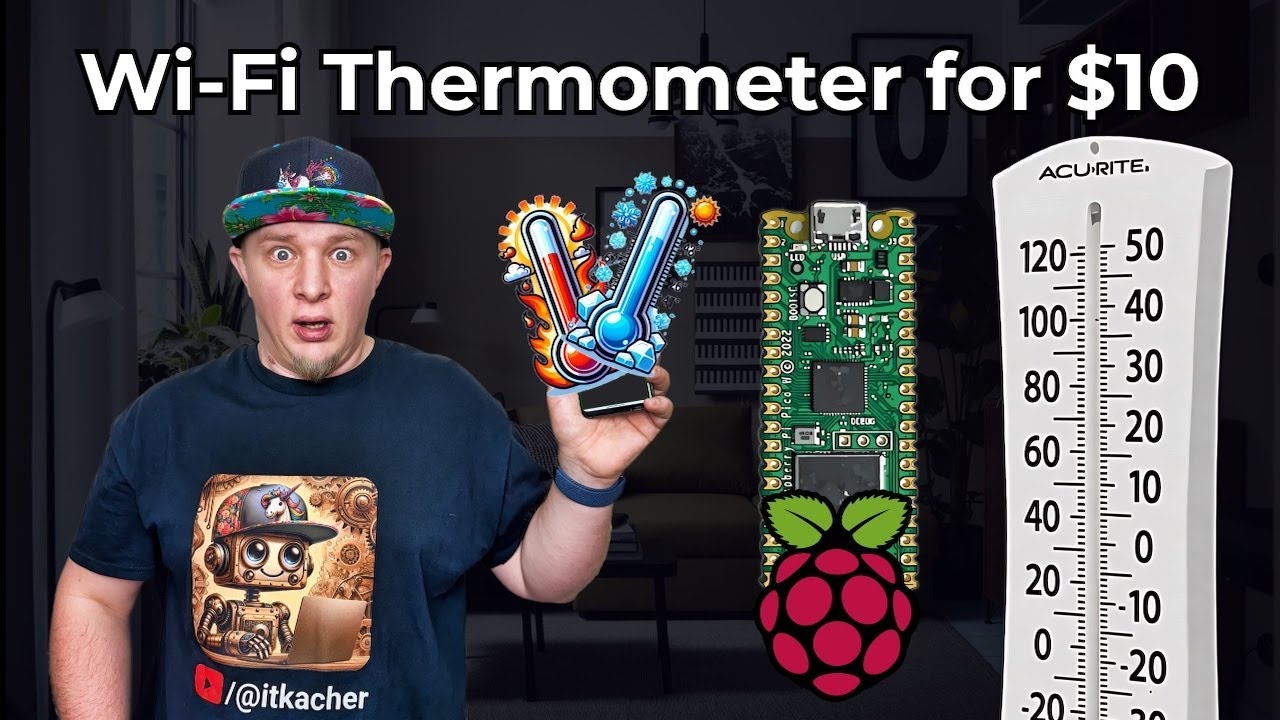 Raspberry Pi Pico 2W: The Easiest Way to Build a Wi-Fi Thermometer!
