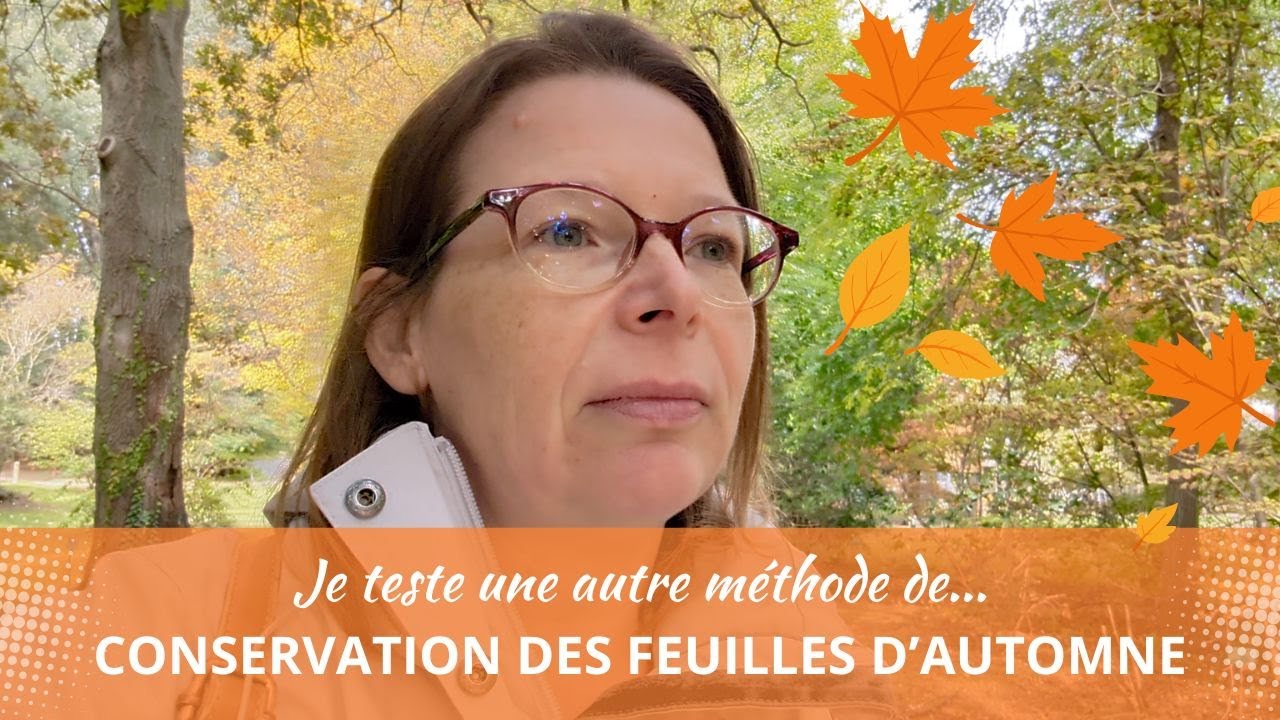 🍁🧪Je teste un ingrédient secret pour conserver les feuilles pour nos projets artistiques #automne