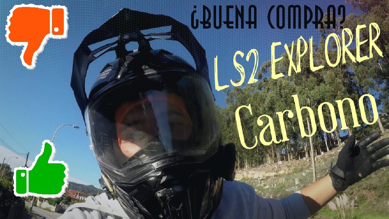 Ls2 Explorer Carbono cap 16#
