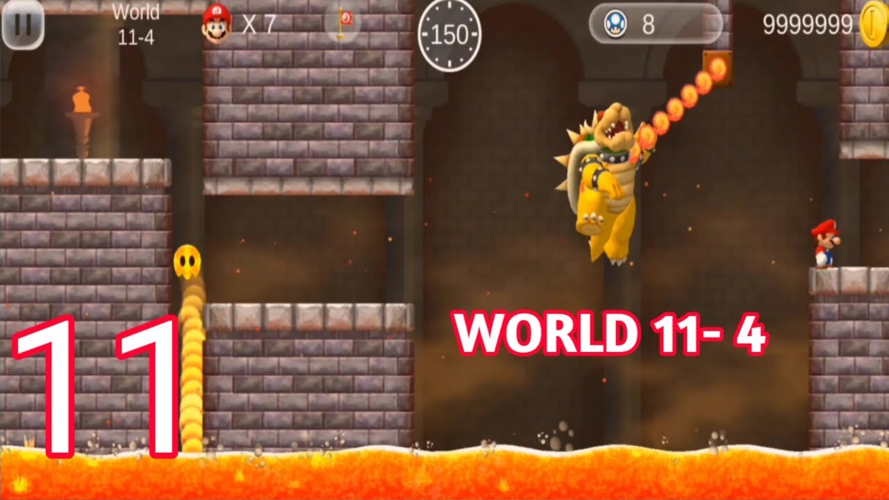 Super Mario 2 HD - Gameplay Part 11 - World 11-4