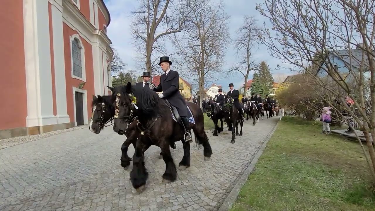 Osterreiten 2023 - Nebelsch&uuml;tzer Zug