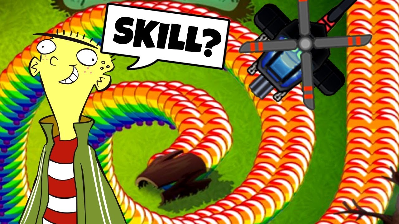 Only Noobs Use this Heli Strategy... BTD Battles