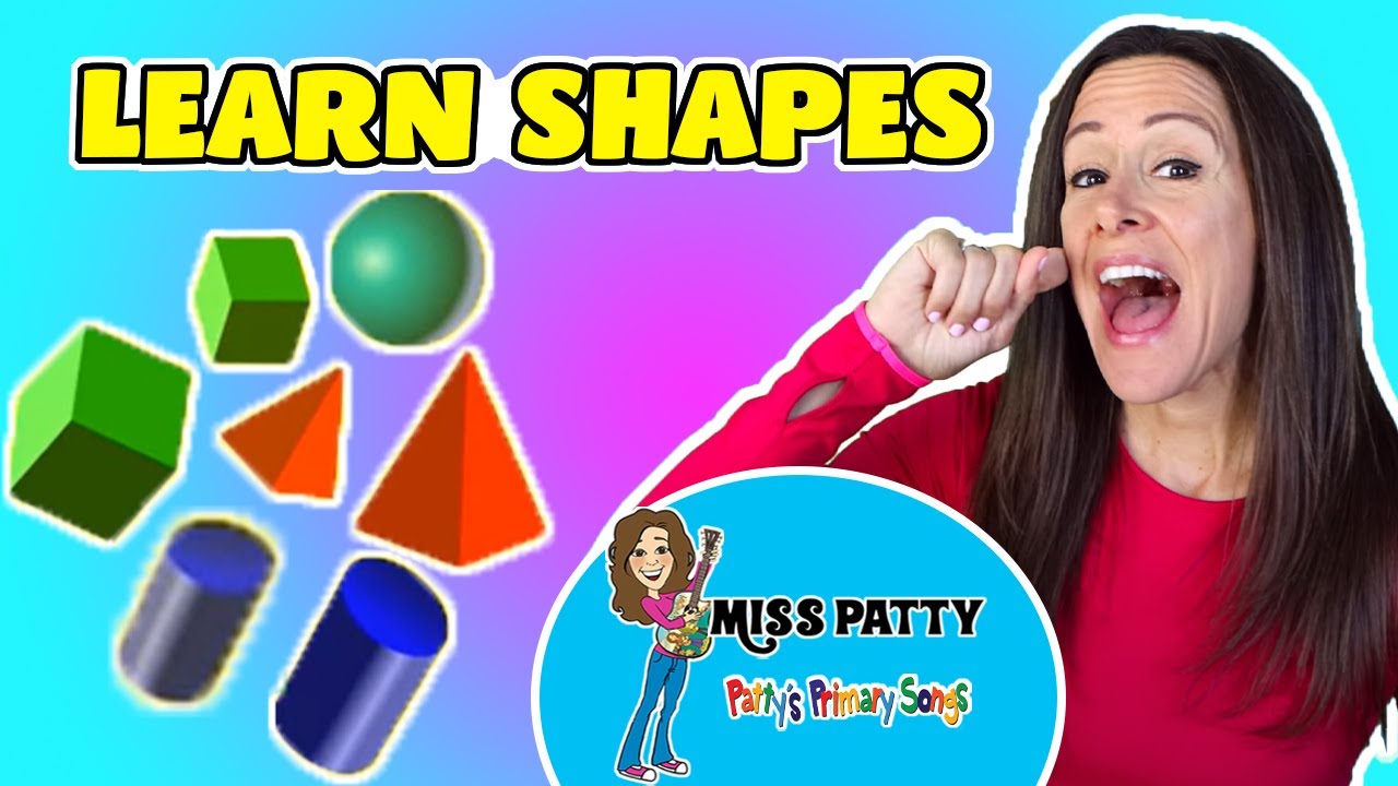 Shapes Children's Song (Official Video)  Triangle, Circle, Square and Rectangle | Patty Shukla