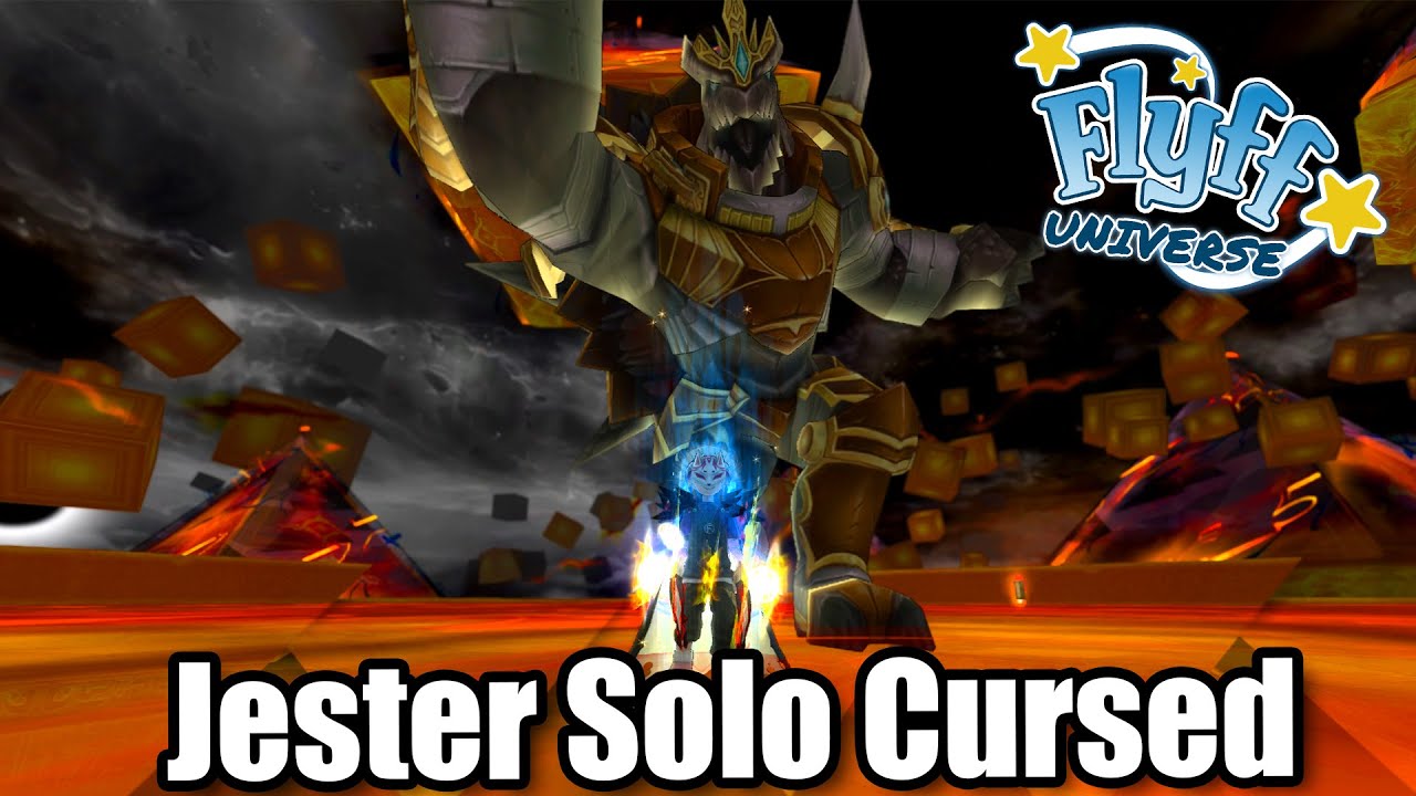 Jester (+RM) Solo Cursed Dungeon D3 - FlyFF Universe