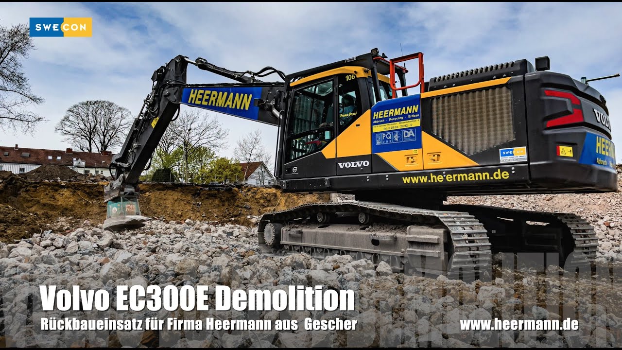 Volvo EC300E Demolition... Rückbaueinsatz durch Firma Heermann in Gladbeck.