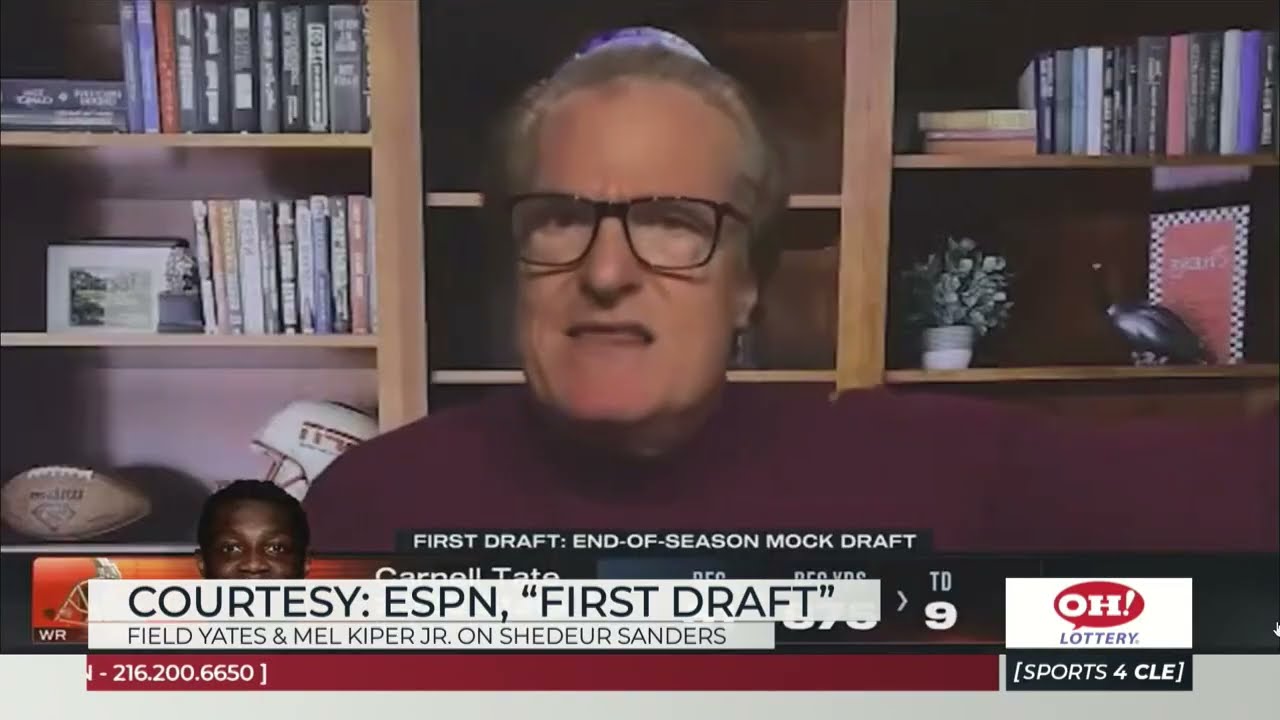 Mel Kiper Jr. & Field Yates on Shedeur Sanders as the Browns Starting QB - Sports4CLE, 1/8/26