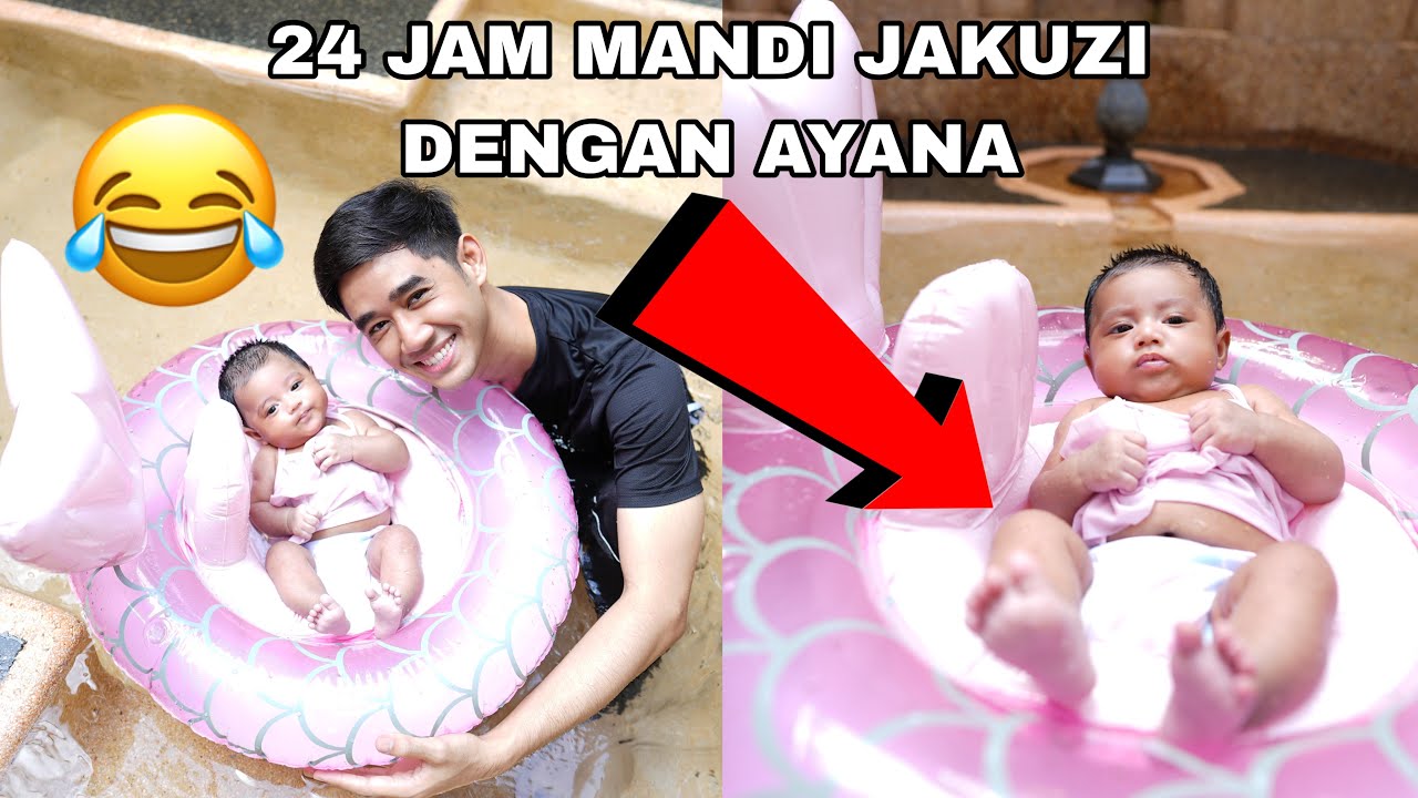 24 JAM MANDI JAKUZI DENGAN AYANA 😂