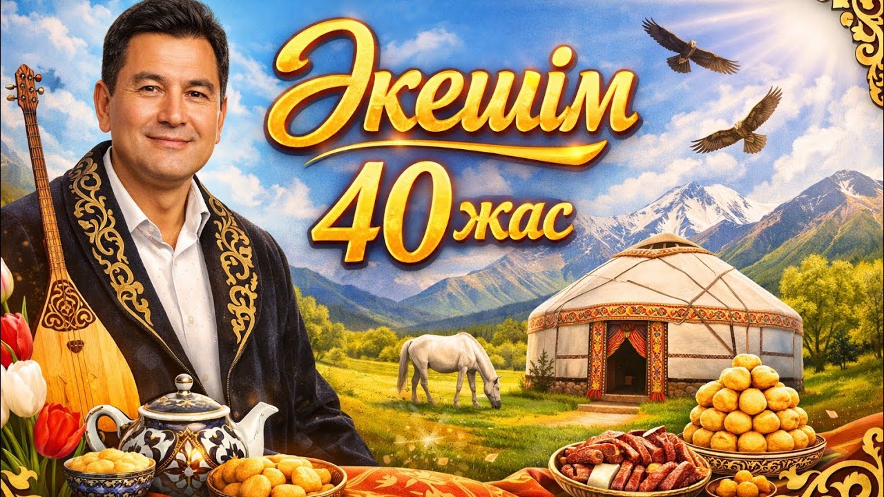 ӘКЕШІМ 40-ЖАС, ТУҒАН КҮН ӘН