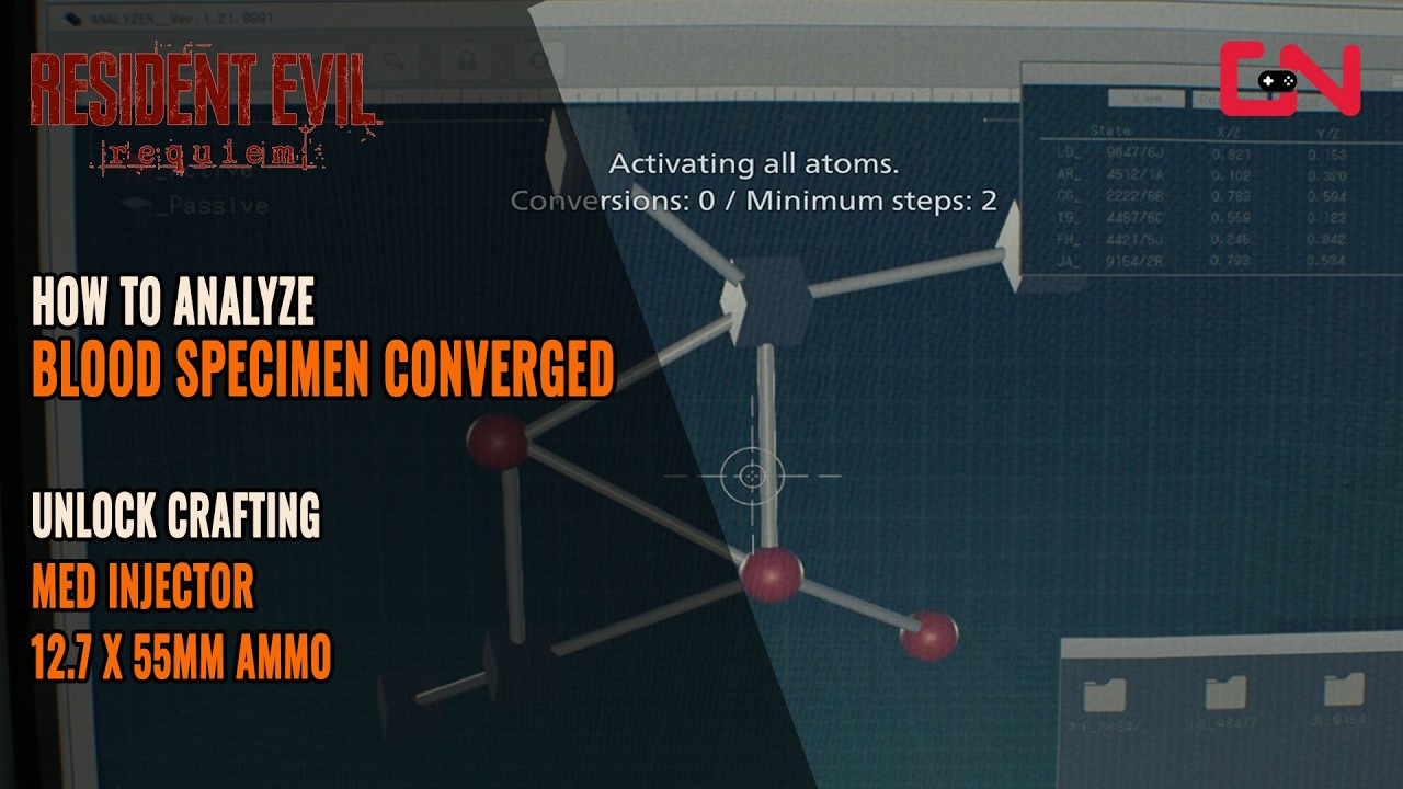 How to Analyze Blood Specimen Converged Resident Evil Requiem