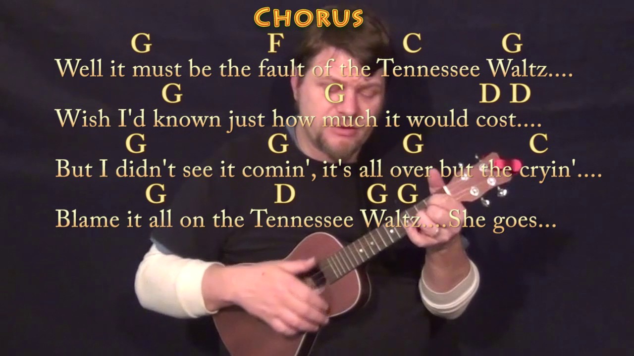 Tennessee Waltz - Ukulele Cover Lesson in G with Chords/Lyrics - G C D F