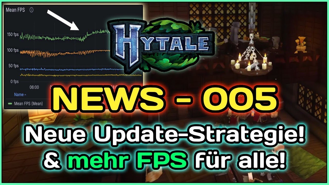 Hytale News 005 - mehr FPS für alle! - Neue Update Strategie - Neue Modding Tools