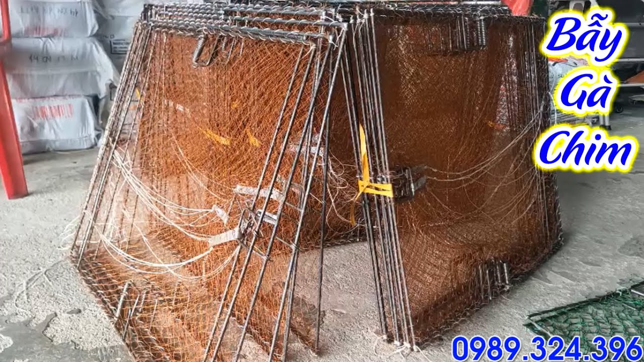 Mẹt Bẫy Gà Rừng , Bẫy Chim Bồ Câu, Bìm Bịp, Rẽ Giun, Cu Gáy , Cuốc, Chao Chảo Sáo | ĐT:0989.324.396