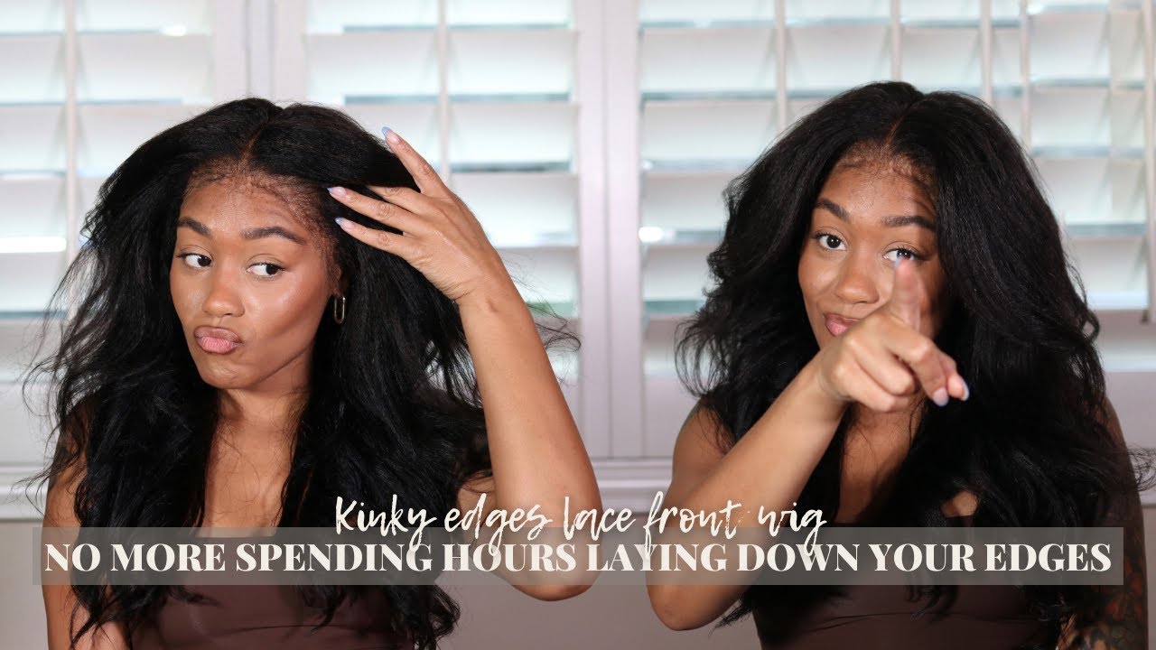 NEW WIG: THE MOST REALISTIC WIG I HAVE EVER TRIED! | ILIKEHAIR KINKY EDGES WIG