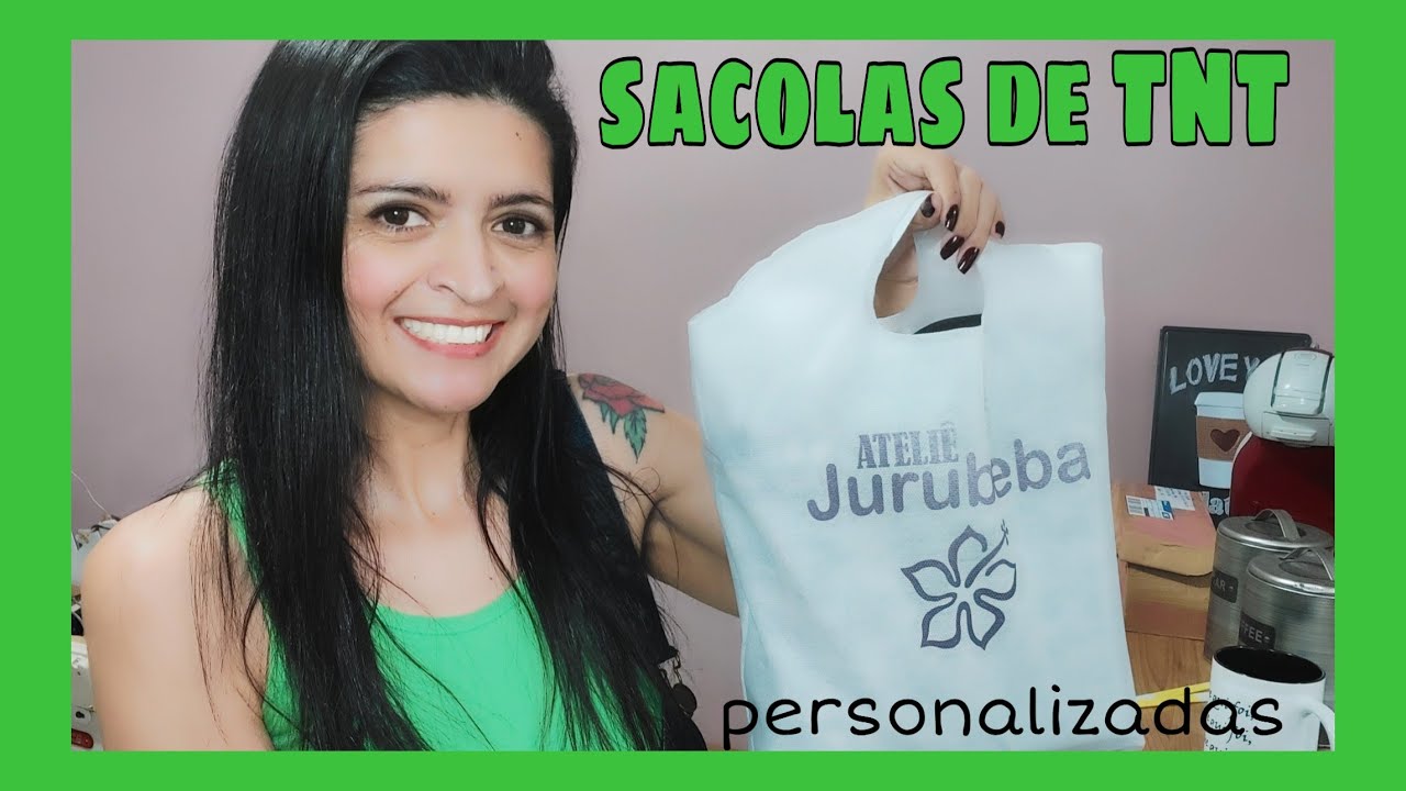 Sacola de TNT peronalizada passo a passo