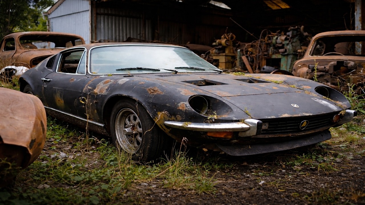 Abandoned 1966 Lamborghini Miura: A Forgotten Legend in the Junkyard