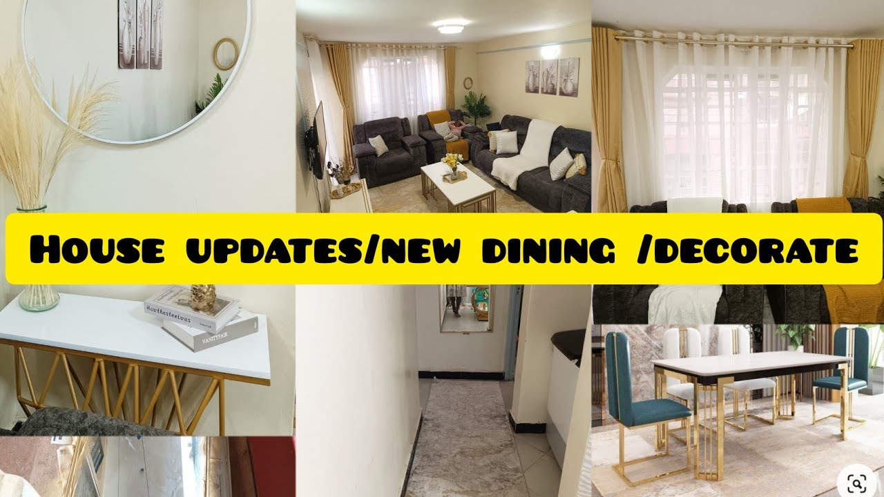 HOUSE UPDATES/REARRANGE MY LIVINGROOM/NEW DINING TABLE/HALL WAY REVAMP