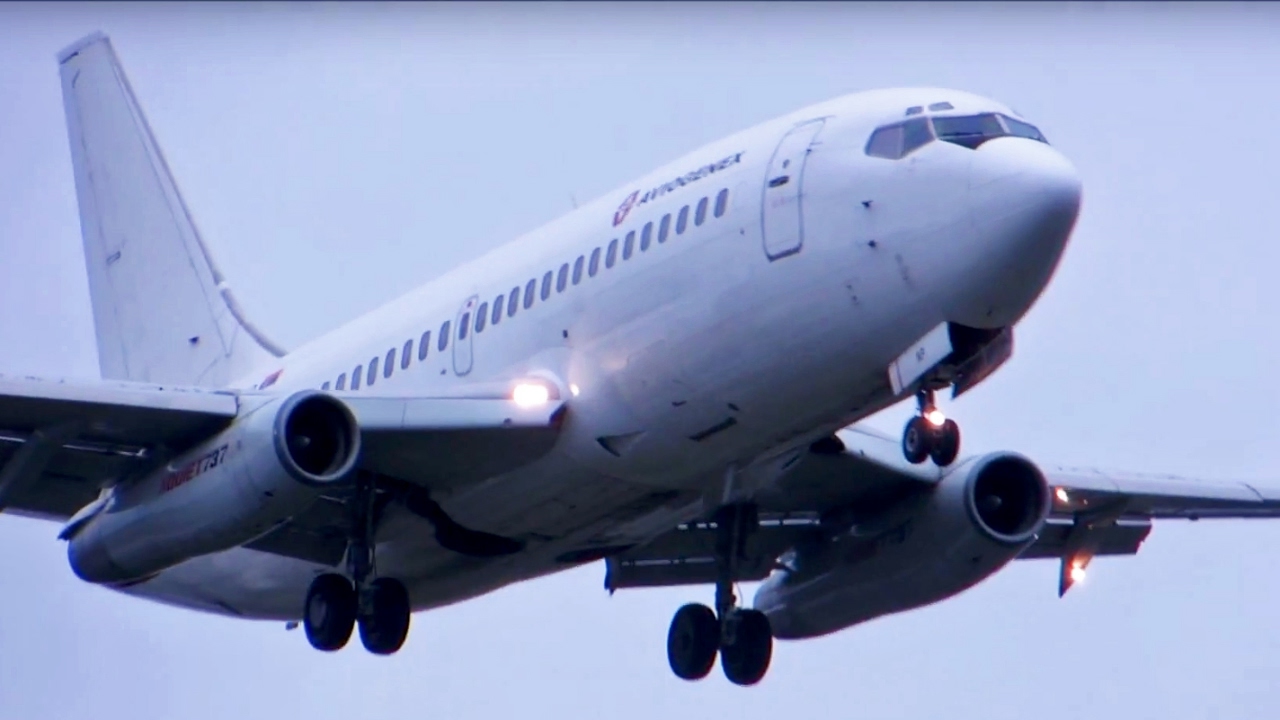 Aviogenex Boeing 737-200│Landing @ Berlin-Tegel 02.06.2013